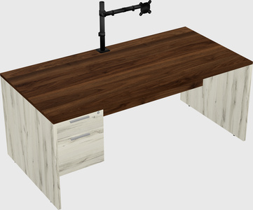 Rectangular desk