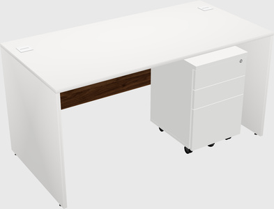 Rectangular desk