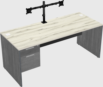 Rectangular desk
