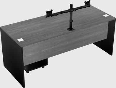 Rectangular desk