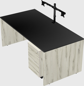 Rectangular desk