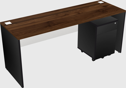Rectangular desk