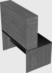 Rectangular desk