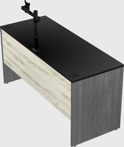 Rectangular desk