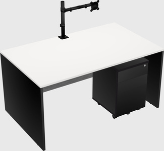 Rectangular desk