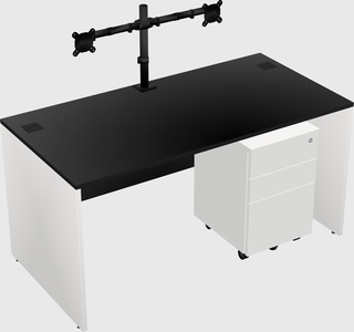 Rectangular desk