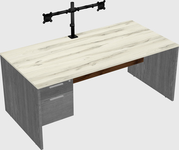 Rectangular desk