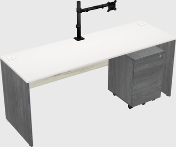 Rectangular desk