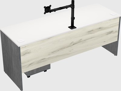Rectangular desk