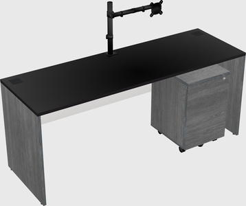 Rectangular desk