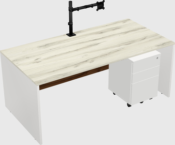 Rectangular desk