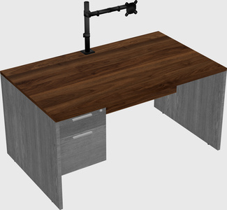 Rectangular desk