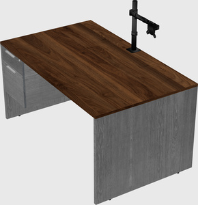 Rectangular desk