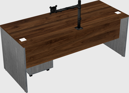 Rectangular desk
