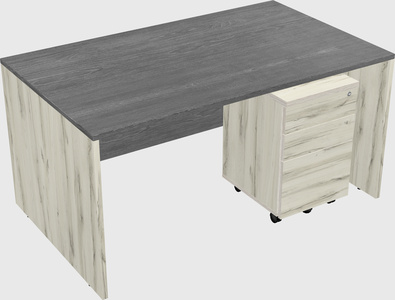 Rectangular desk