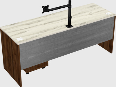 Rectangular desk