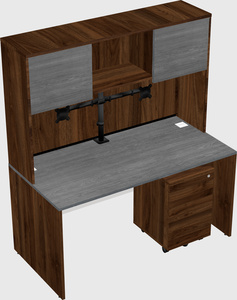Rectangular desk