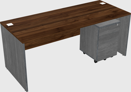 Rectangular desk