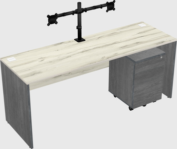 Rectangular desk