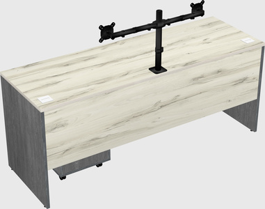 Rectangular desk
