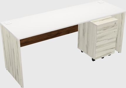 Rectangular desk