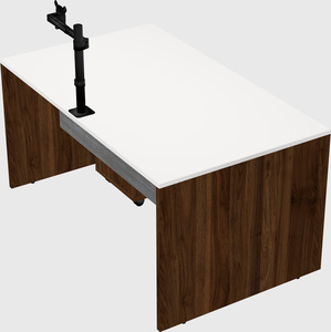 Rectangular desk