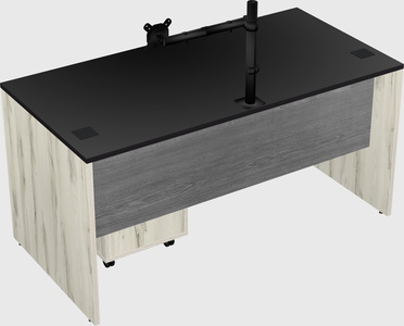 Rectangular desk