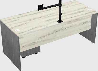 Rectangular desk