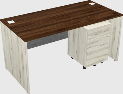 Rectangular desk
