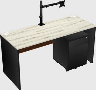 Rectangular desk
