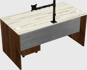 Rectangular desk