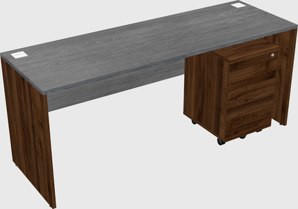 Rectangular desk