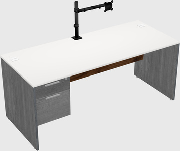 Rectangular desk