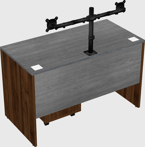 Rectangular desk