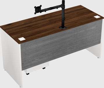 Rectangular desk