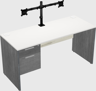 Rectangular desk