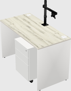 Rectangular desk