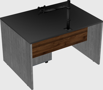 Rectangular desk