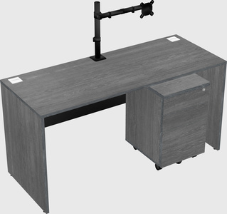 Rectangular desk