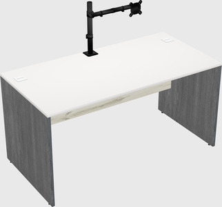 Rectangular desk