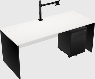 Rectangular desk