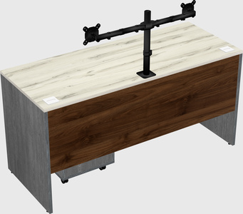 Rectangular desk