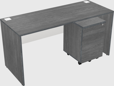 Rectangular desk