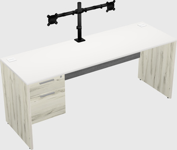 Rectangular desk