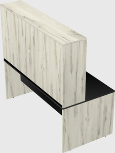 Rectangular desk