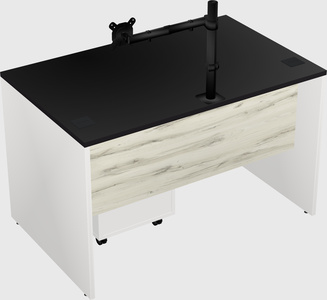 Rectangular desk