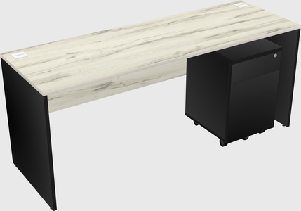 Rectangular desk