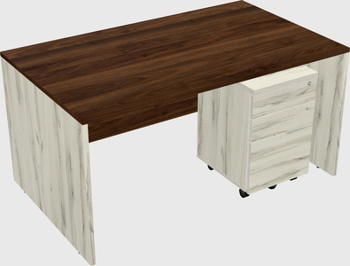 Rectangular desk