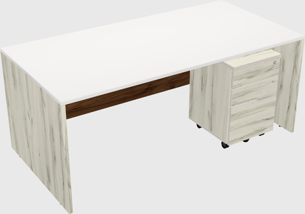Rectangular desk
