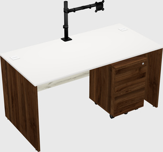Rectangular desk